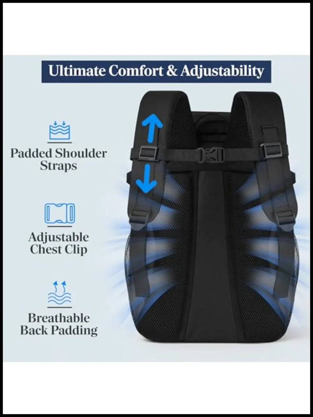 Insulated Leakproof Cooler Backpack 33 Can Camping Hiking Beach